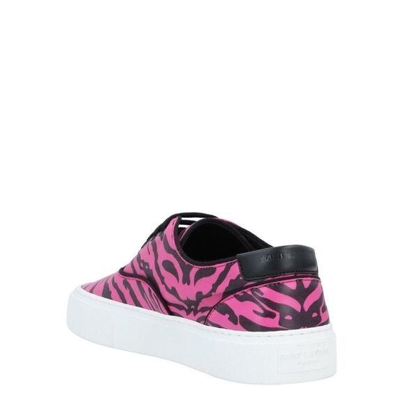 Saint Laurent Venice Zebra Print Sneakers - Picture 2 of 13